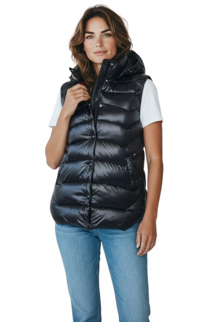 Dámska čierna vesta VENDULA