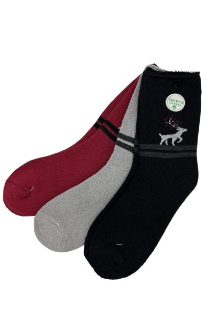 Dámske termo ponožky 3 páry ELENA