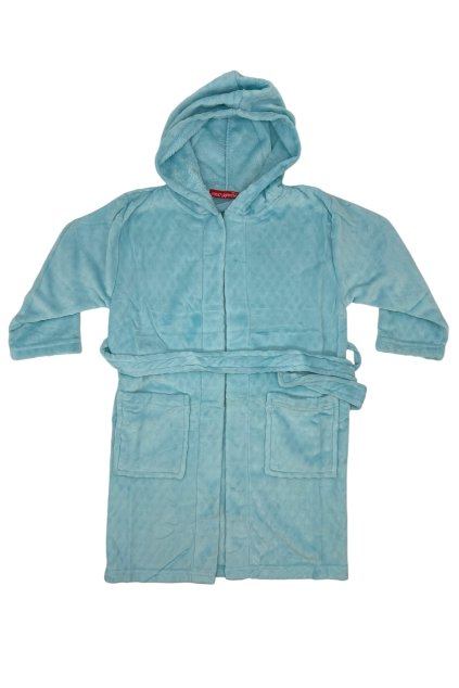 Dievčenský tyrkysový župan 02