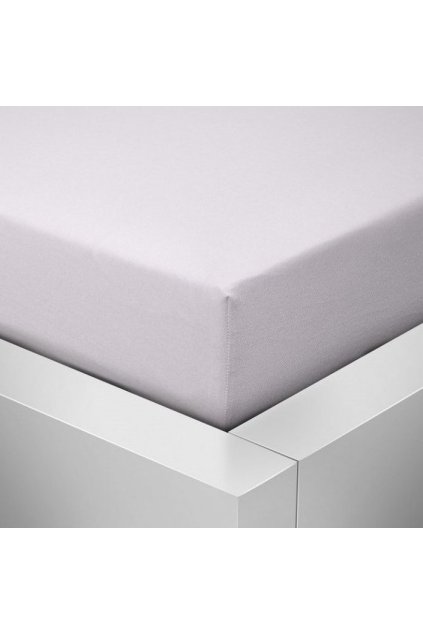 Jersey biele prestieradlo David na dvojlôžko 180×200 cm