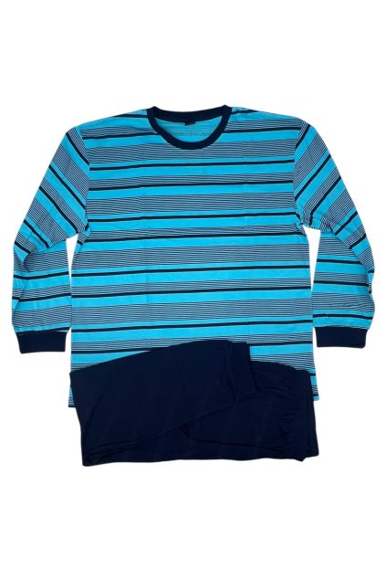 Pánske bavlnené pyžamá s dlhým rukávom ZIDANE