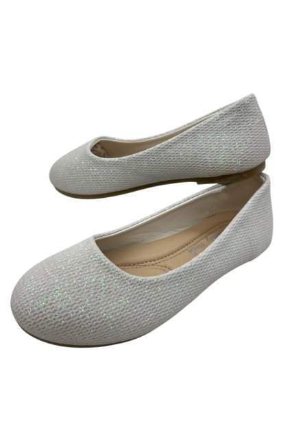 Dívčí bílé baleríny 01