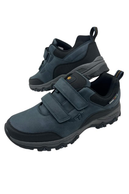 Pánské modré tenisky na suchý zip