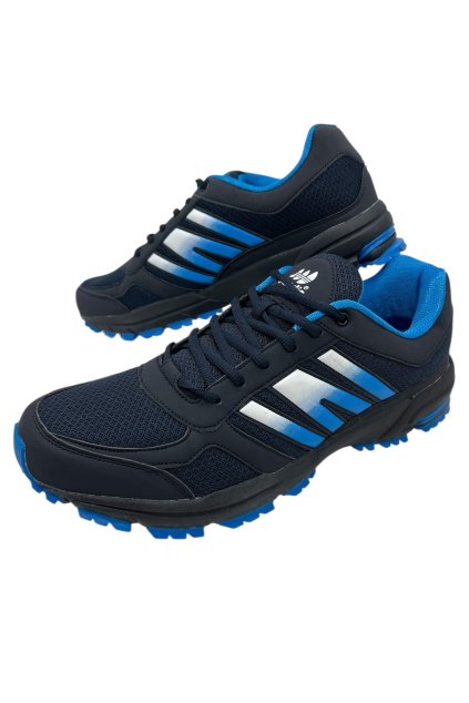 Pánské modré nadměrné tenisky se šněrováním 02