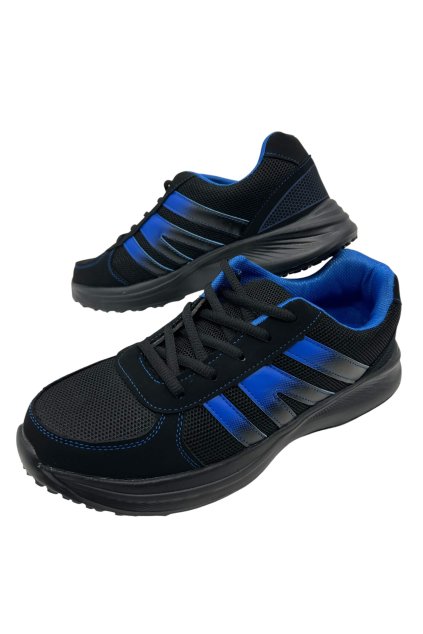 Pánské modré šněrovací tenisky 05