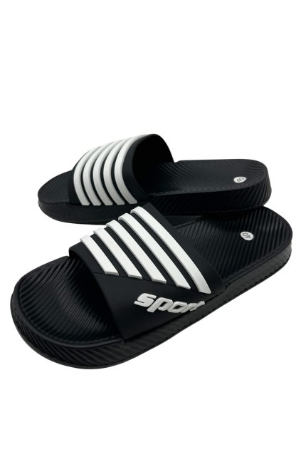 Pánske čierne papuče 12