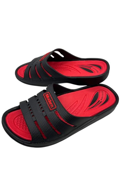 Dámské černé pantofle 25