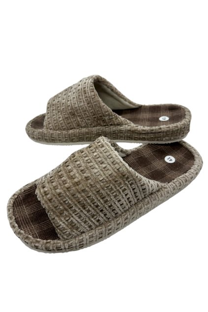 Pánské oříškové domácí papuče