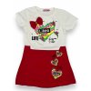 Dívčí červené šaty 04