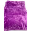 mikroplyšová fialová deka 200x230cm