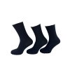 Pánske tmavosivé bavlnené vysoké ponožky 5 párov