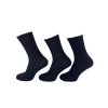 Pánske tmavosivé bavlnené vysoké ponožky 5 párov