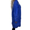 Dámská modrá pláštěnka