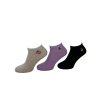 Dámske členkové ponožky 6 párov viacfarebné 02