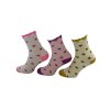 Dámské vysoké ponožky 5x párů vícebarevné