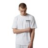 Pánske tričko s krátkym rukávom bielej farby  05