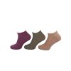 Dámske členkové ponožky 6 párov viacfarebné 03
