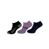 Dámske členkové ponožky 6 párov viacfarebné 04