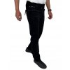 Pánske čierne mančestrové nohavice