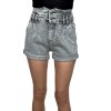 Dámske sivé džínsové šortky ADRIANA