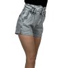 Dámske sivé džínsové šortky ADRIANA