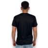 Pánské černé tenké tričko s krátkým rukávem 01