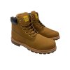 Pánské béžové zateplené vyšší pracovní boty na šněrování