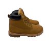 Pánské béžové zateplené vyšší pracovní boty na šněrování