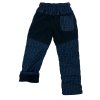 Chlapecké outdoor zateplené kalhoty s gumou v pase modré