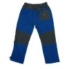 Chlapecké outdoorové kalhoty s gumou v pase a bez manžety modré 04