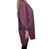 Dámská nadměrná fialová halenka s dlouhým rukávem FIONA