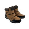 Pánské hnědé zimní boty na suchý zip
