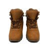 Chlapecké hnědé zimní boty na šněrování
