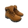 Chlapecké hnědé zimní boty na šněrování