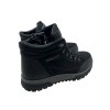 Pánské černé šněrovací zimní boty 05
