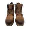 Pánské hnědé šněrovací zimní boty 03