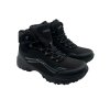 Pánské černé zimní softshellové boty se šněrováním