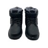 Chlapčenské čierne zimné topánky na suchý zips 01