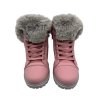 Dívčí růžové zimní boty 07