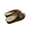 Dámské hnědé nadměrné pohodlné pantofle KOKA 01
