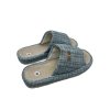 Dámske modré domáce papuče 08