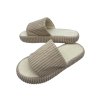Dámske bežové domáce papuče 02