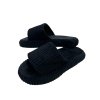 Dámske čierne domáce papuče 03