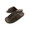 Pánské hnědé domácí papuče 08