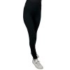 Dámske čierne bavlnené elastické legíny ALANA