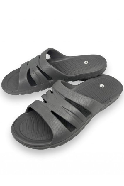 Dámske sivé papuče 02