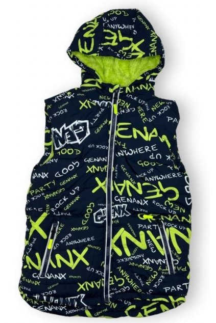 Chlapčenská modrá vesta 05