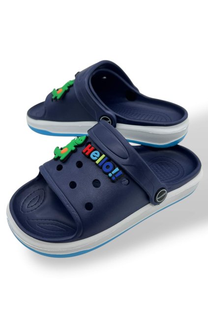 Chlapčenské modré papuče 01
