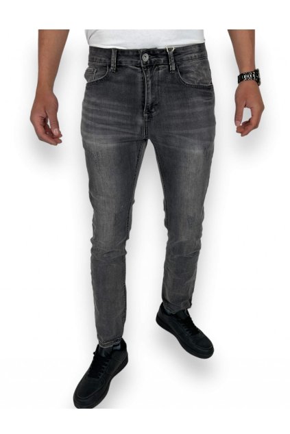 Pánske sivé džínsy 03