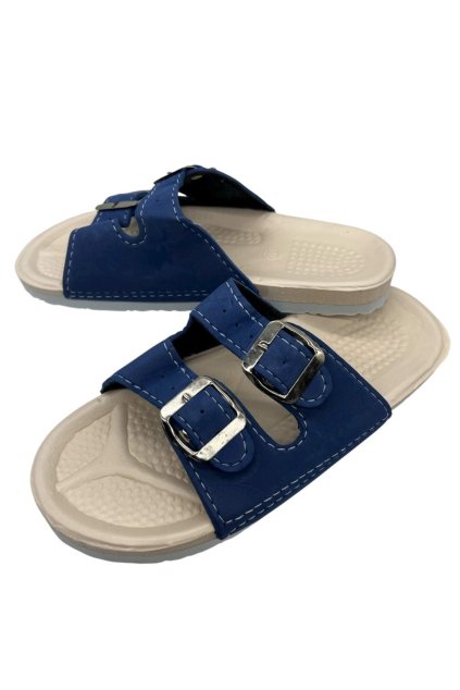 Pánske modré papuče